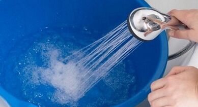 Hot water soda to increase the penis