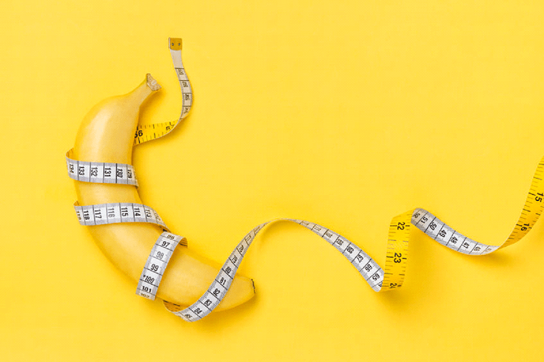 The average penis size is an erection - 13.12 cm