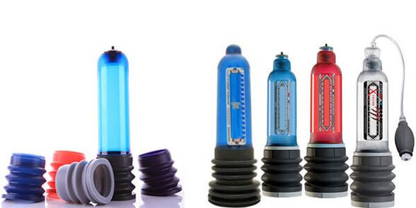Types of vacuum pumps to enlarge the penis