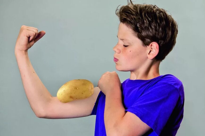 At the age of 16, a teenager can become the owner of a strong body.